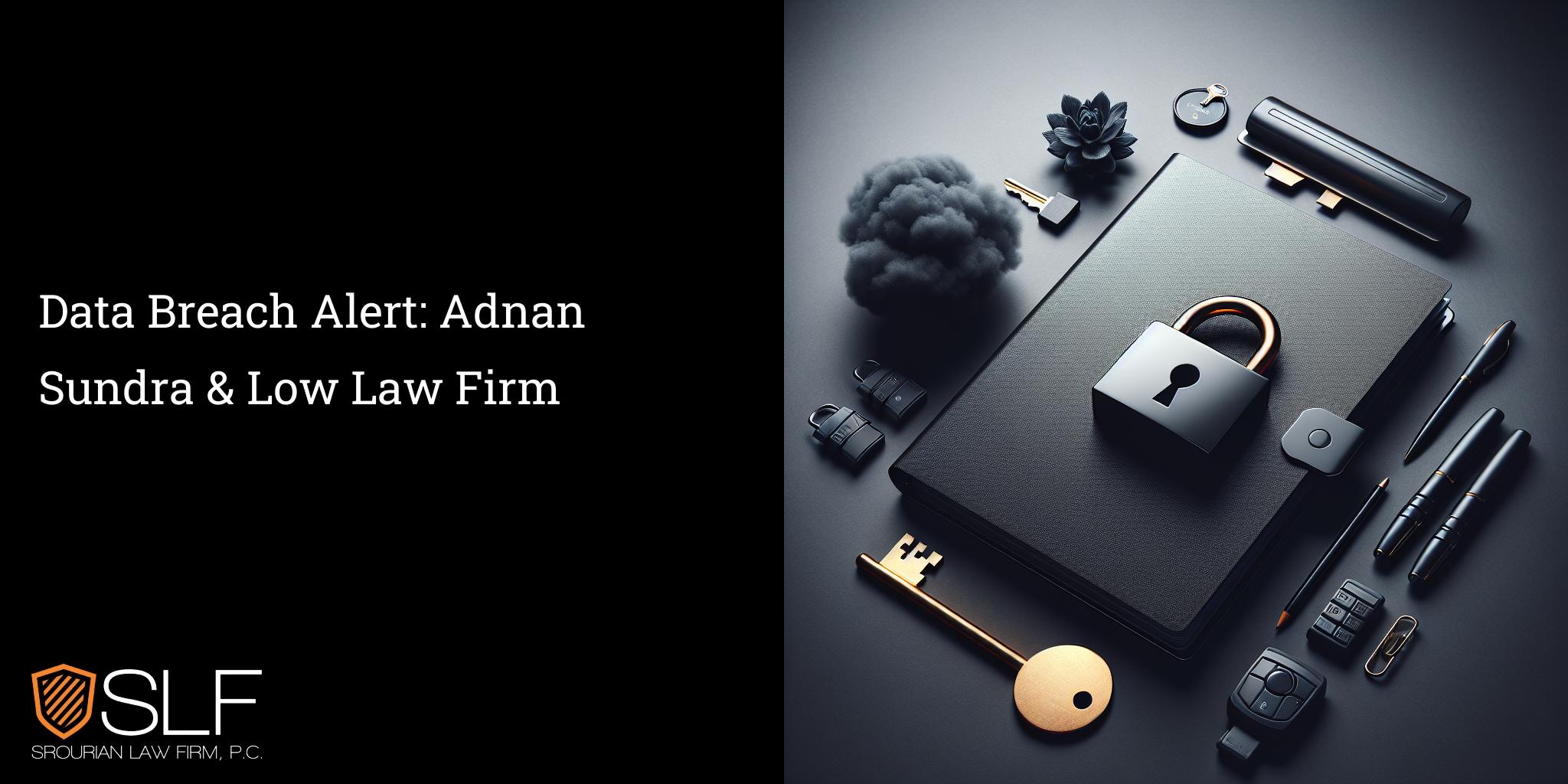 Data Breach Alert: Adnan Sundra & Low Law Firm
