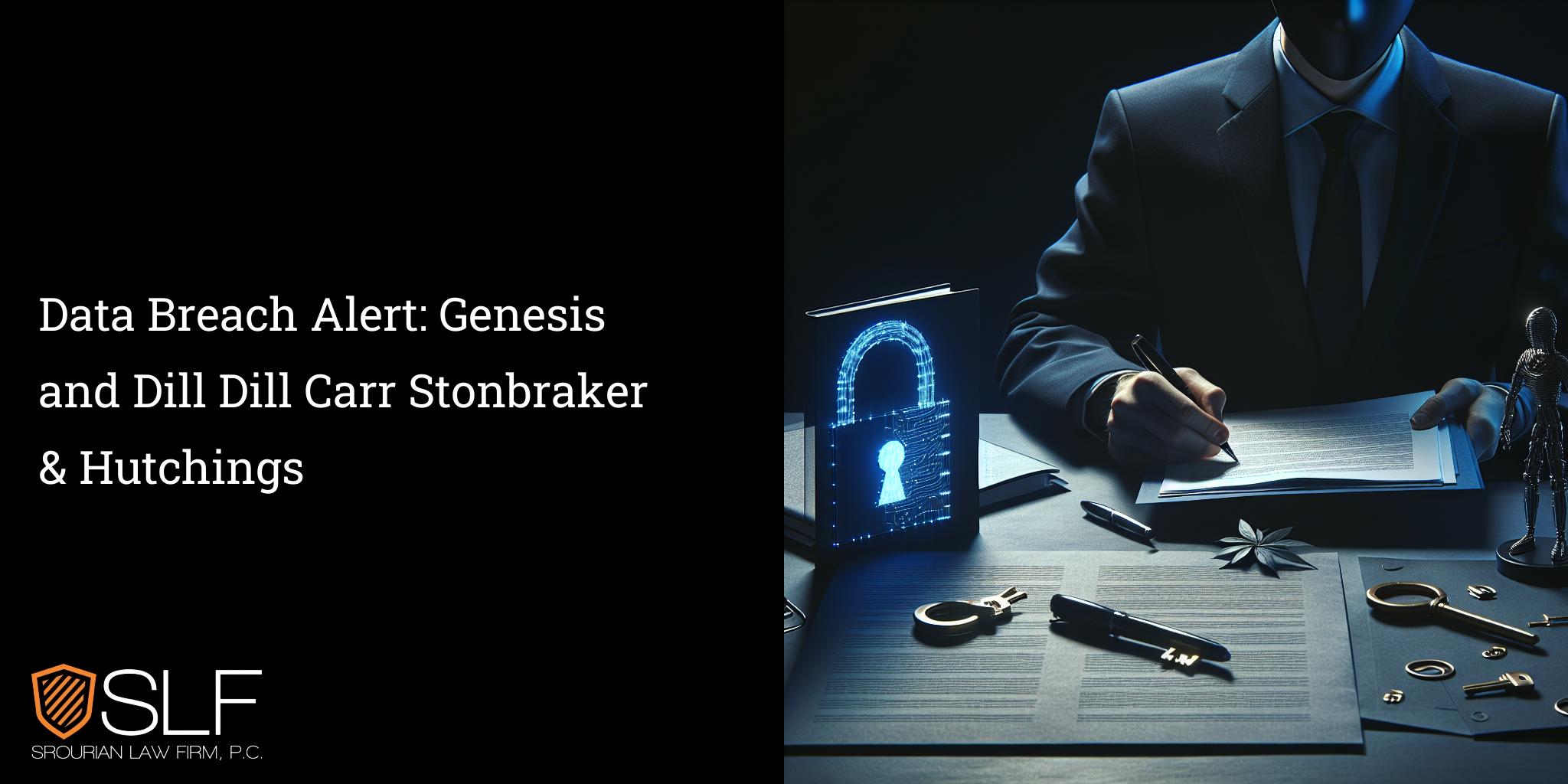 Data Breach Alert: Genesis and Dill Dill Carr Stonbraker & Hutchings