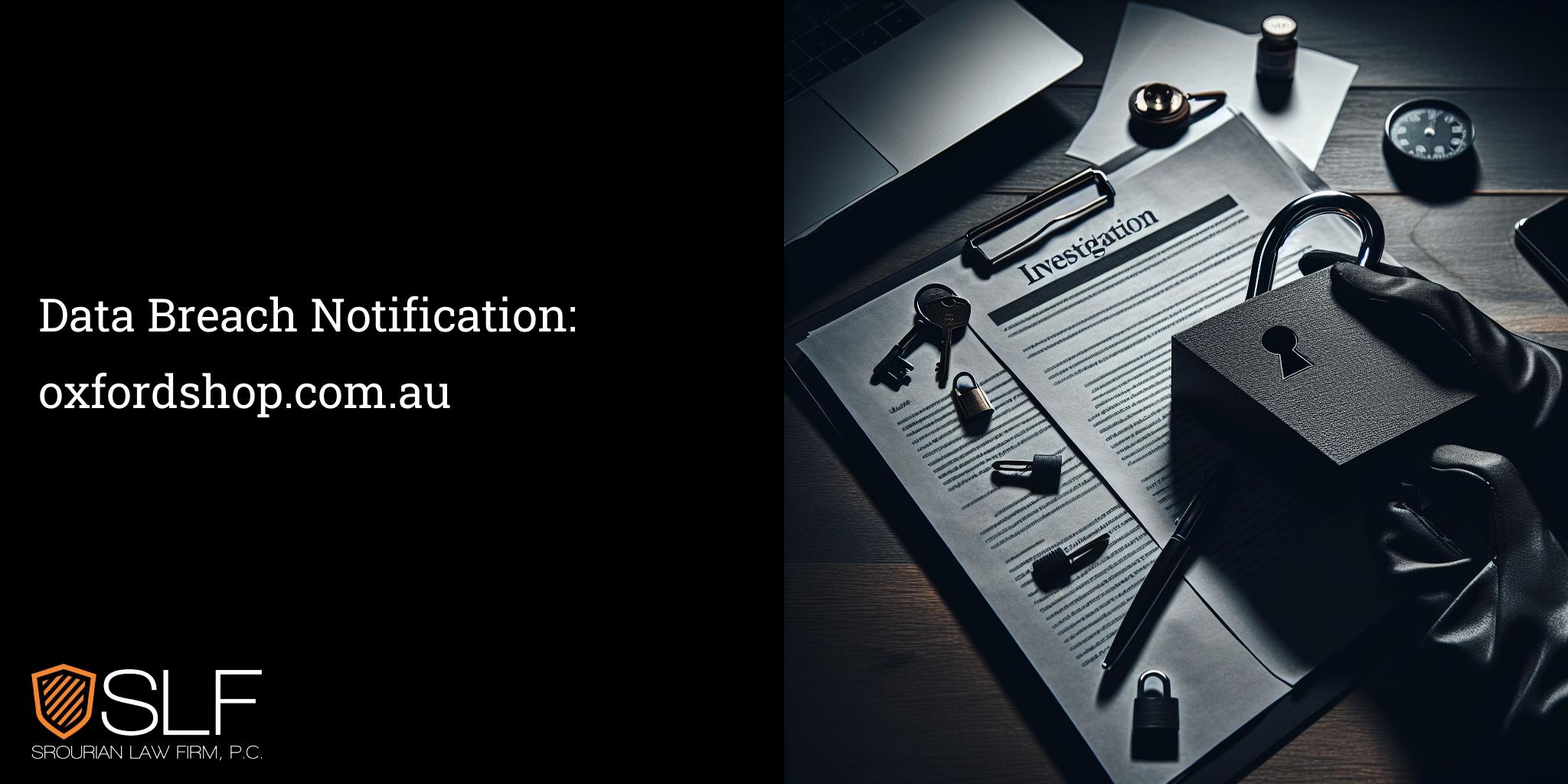 Data Breach Notification: oxfordshop.com.au