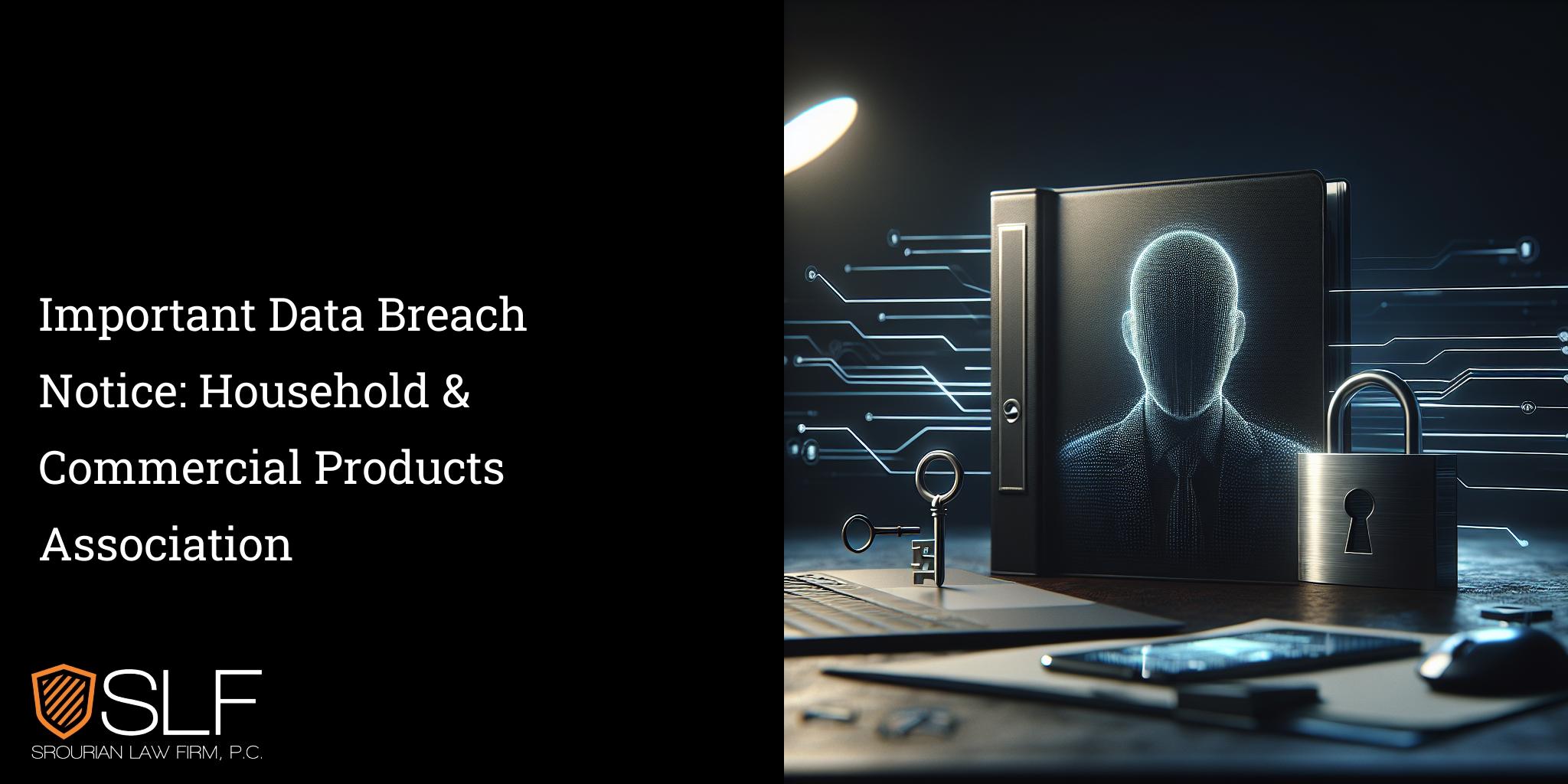Important Data Breach Notice: Household & Commercial Products Association