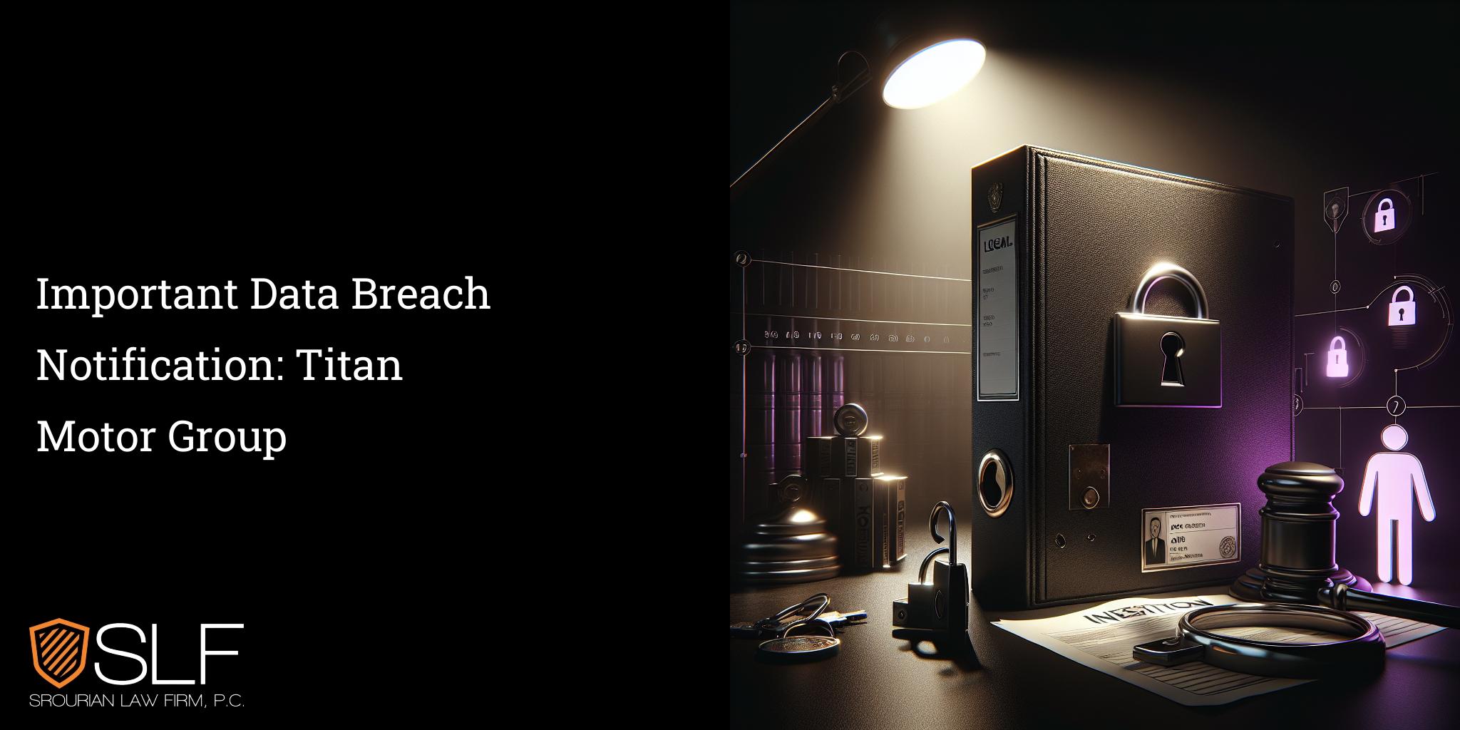 Important Data Breach Notification: Titan Motor Group
