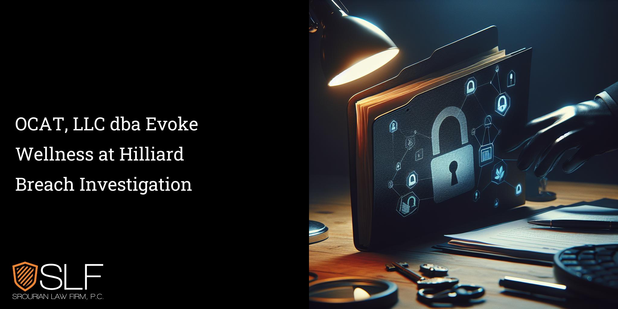 OCAT, LLC dba Evoke Wellness at Hilliard Breach Investigation