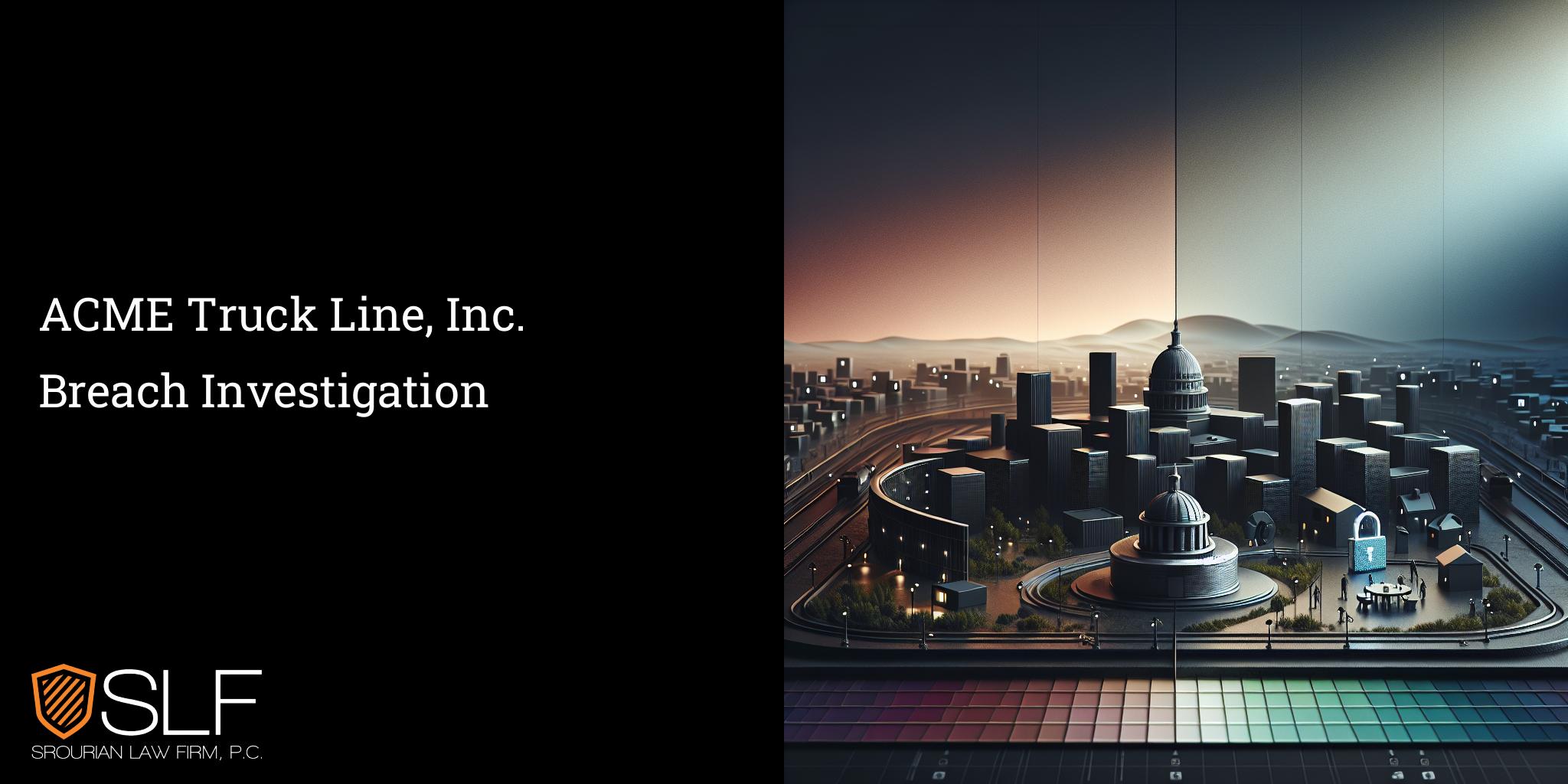 ACME Truck Line, Inc. Breach Investigation