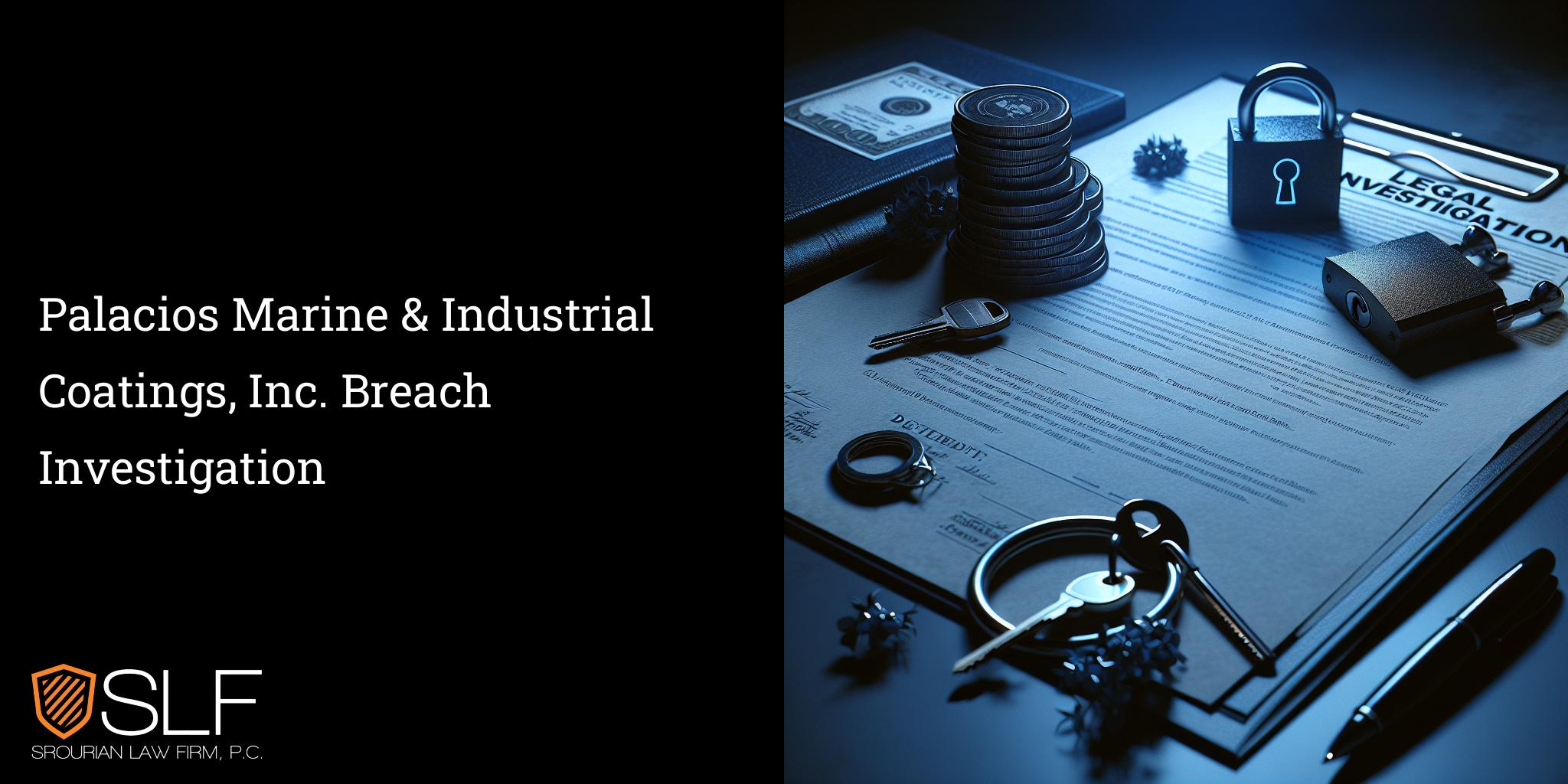 Palacios Marine & Industrial Coatings, Inc. Breach Investigation