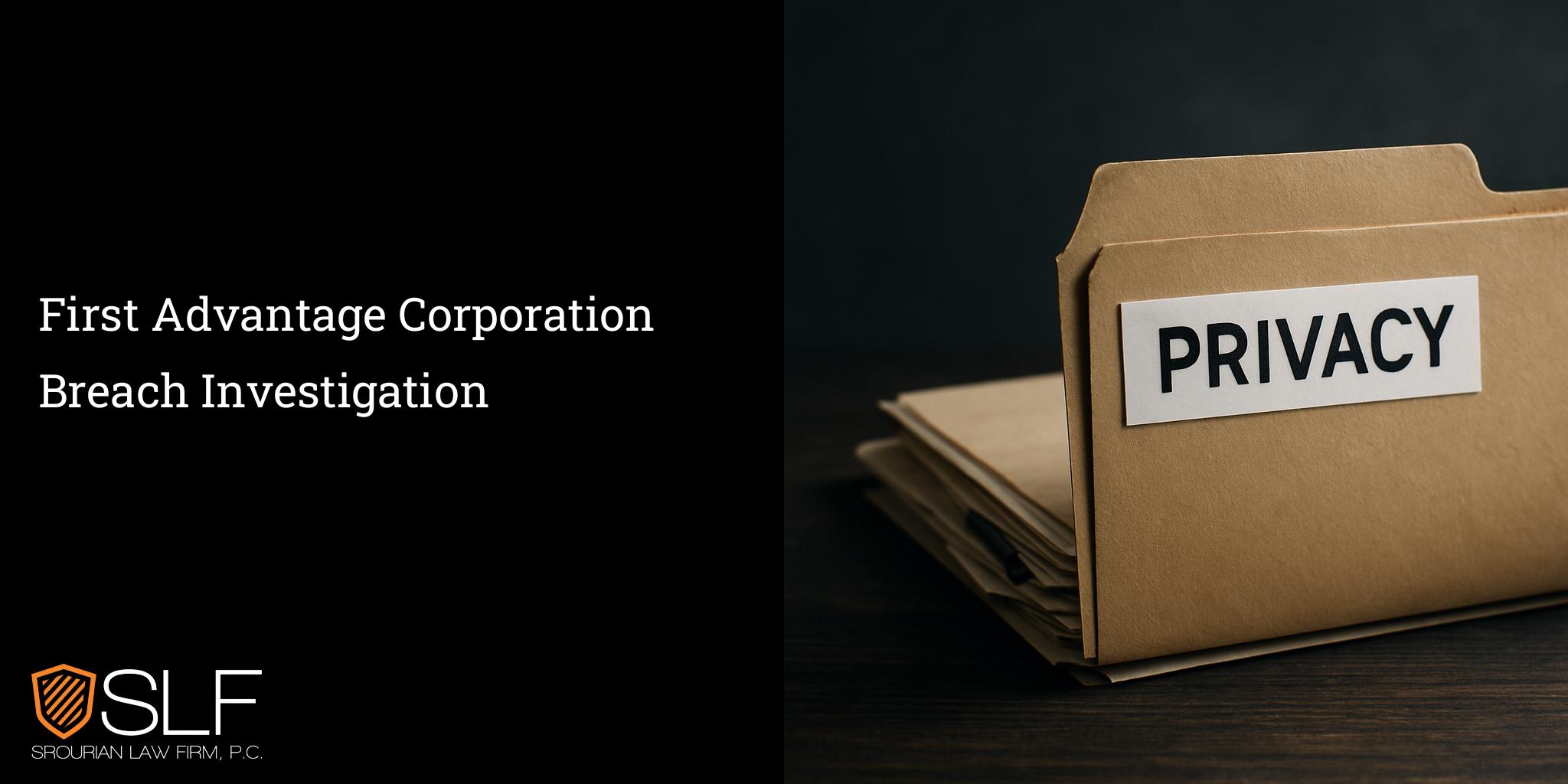 First Advantage Corporation Breach Investigation