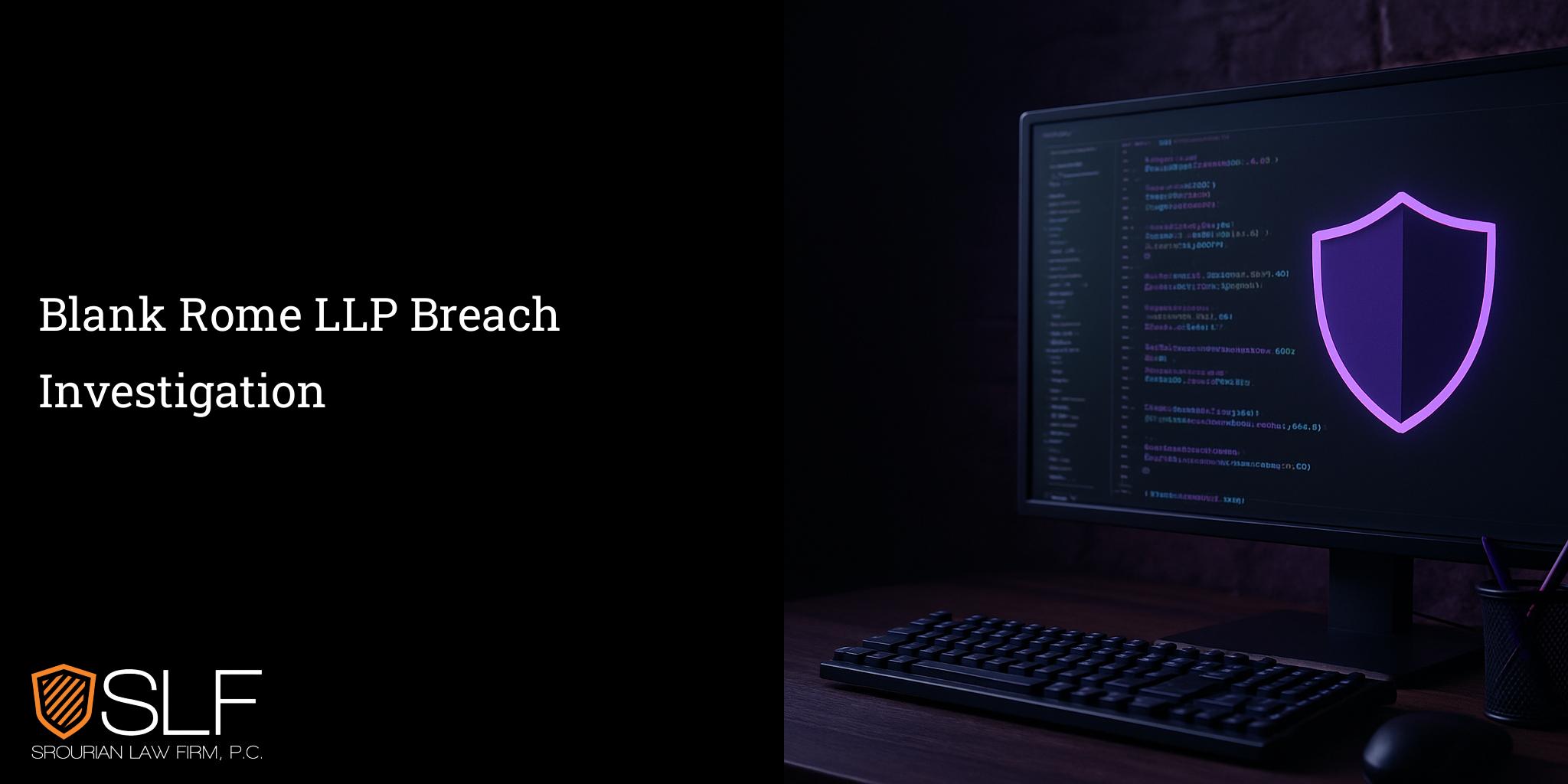 Blank Rome LLP Breach Investigation