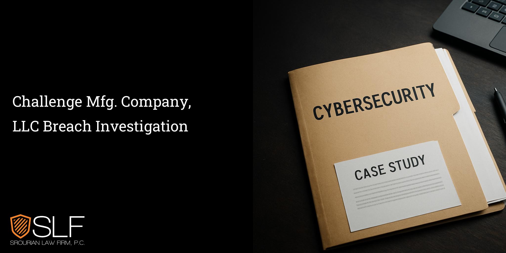 Challenge Mfg. Company, LLC Breach Investigation