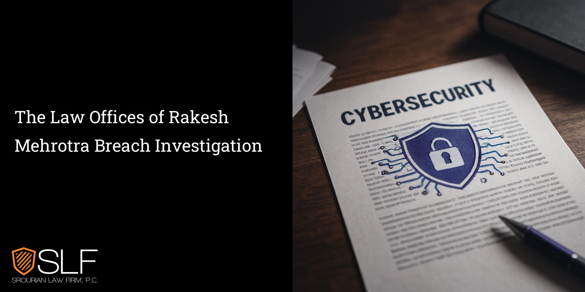 The Law Offices of Rakesh Mehrotra Breach Investigation