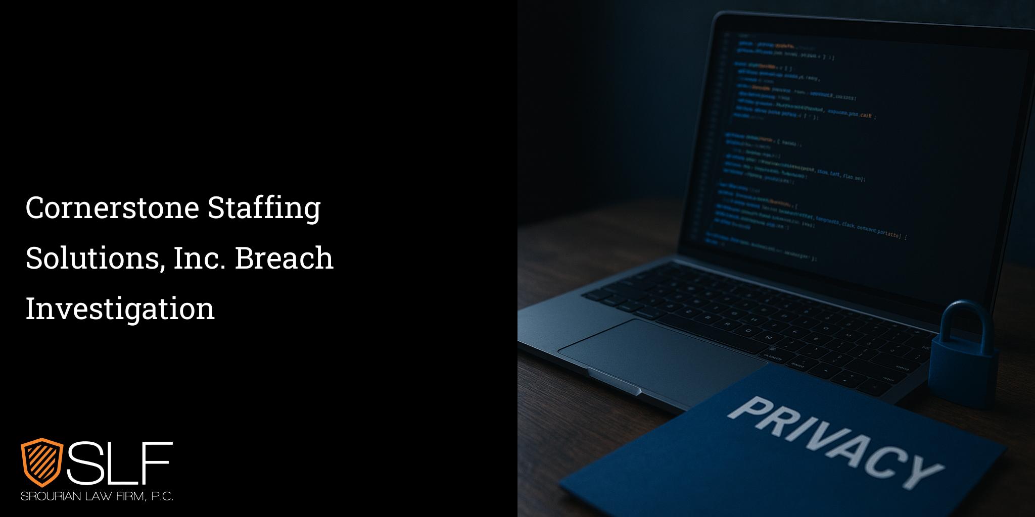 Cornerstone Staffing Solutions, Inc. Breach Investigation