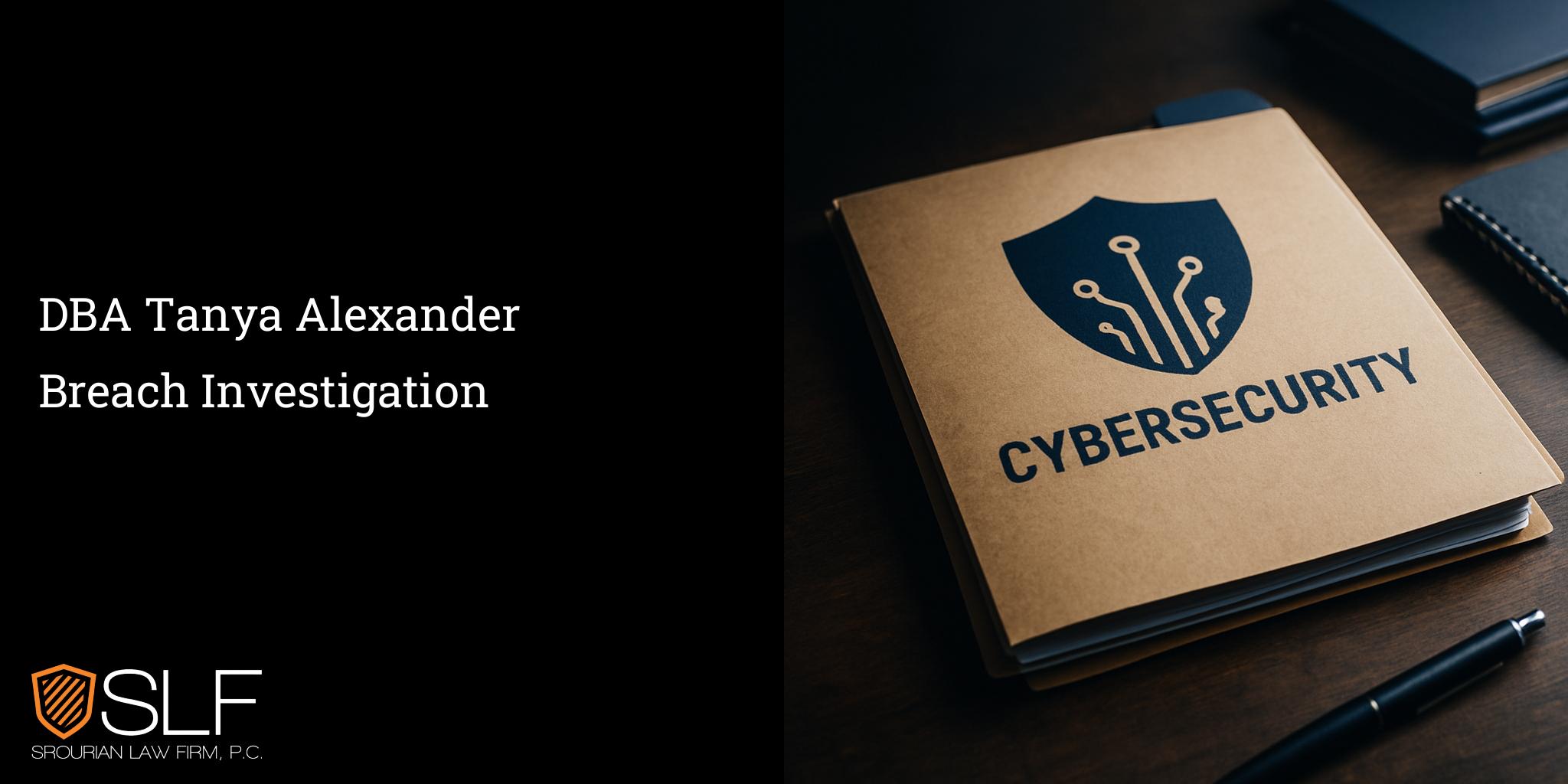 DBA Tanya Alexander Breach Investigation